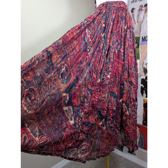 Boho Printed Skirt - Picture 2 of 7